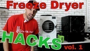 'Harvestright Freeze Dryer Hacks// Vacuum Sealing Mylar Bags, Anti Siphon Hose, EZ Oil Filter'