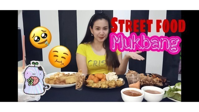 'FILIPINO STREET FOOD MUKBANG (Fish ball,/kwek kwek/ kikiam etc.)'