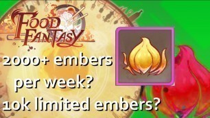 'EVERY WAY to get EMBERS in Food Fantasy'