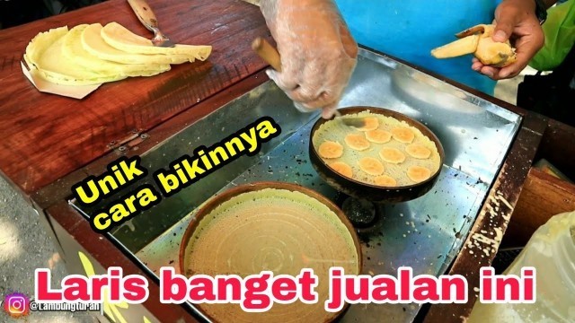 'UNIK BANGET BUATNYA ! KUE LEKER LA - Indonesian Street Food'