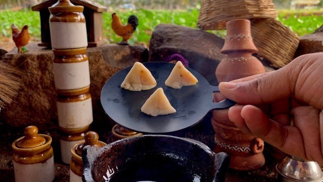 'Miniature Samosa | ASMR | Mini Real Cooking | Street Style Samosa | Green Chutney + Imli Ki Chatni'