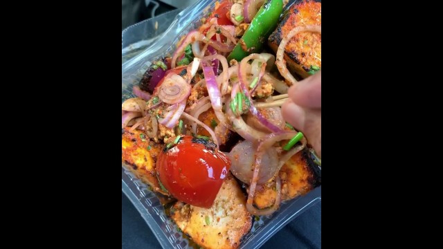 'Paneer Tikka Tandoori chaap | Mumbai Food | Indian Street Food #foodblogger #tandoori'