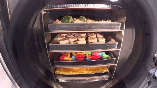 'Freeze-Drying Various Foods - Time Lapse'