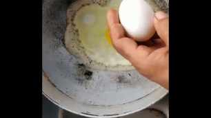 'Half Fry Egg With Bread ||Food Lover Maximum One Minute || Danish Khan ||'