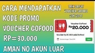 'VOUCHER GOFOOD GOJEK TERBARU, AUTO KENYANG MAKAN GRATIS'