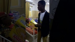 'No More Agony Sierra Leone has donated food stuff to sick babies.thank you God for blessings d giver'