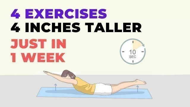 'Grow 4 Inches Taller With 4 Stretching Exercises [Just in 1 Week]'