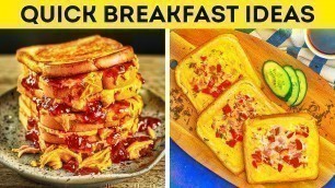 'Quick Breakfast Ideas For Busy Mornings || Tasty Recipes to Start Your Day!'