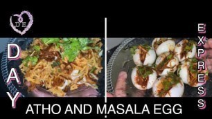 'ATHO AND MASALA EGG/ BURMA FOOD ATHO AND MASALA EGG / HOW TO MAKE A BURMA FOOD'