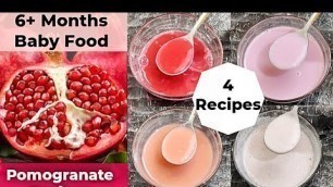 'Pomogranate Juice For Babies/ 6+ Months Baby Food/ Pomogranate Recipes For Babies/ Juices For Babies'