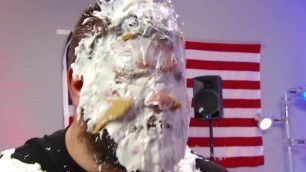 'Who threw the pie at Kevin Owens?'