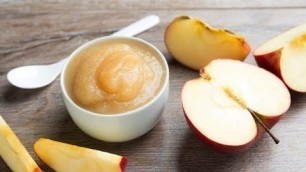 'Apple Puree For Babies/ Homemade Apple Puree | Baby Food | Starting from 6 months ( RUBY KITCHEN )'