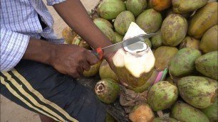 'Very Amazing Coconut Cutting Skills | Indian Street Food'