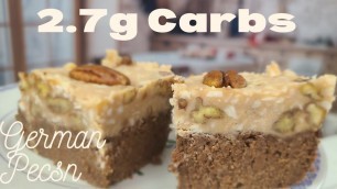 '2.7g Carbs German Pecan Dessert (Healthy Low Carb Keto)'