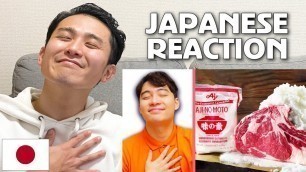 'Japanese Reacts to Uncle Roger React to MSG Dry Aged Steak (Guga Foods)'