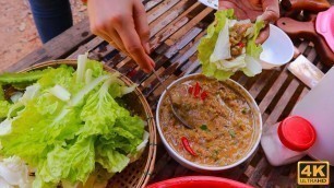 'Amazing Khmer Food Cooking Prohok Dipping Sauce| Village Kitchen'