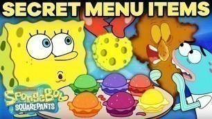 'Every Weird Secret Food at the Krusty Krab! 