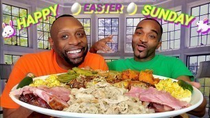 'EASTER SUNDAY SOULFOOD MUKBANG 먹방 ... CHITTERLINGS 먹방 ... EATING SHOW 먹방 ... RESURRECTION SUNDAY 