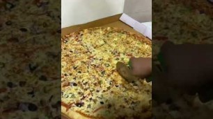 '24 inch ka pizza / Indian street food / short video #A2Food #shorts'