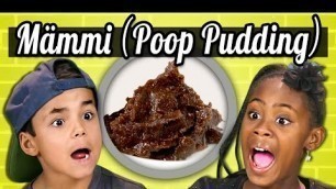 'KIDS vs. FOOD - MÄMMI (POOP PUDDING)'