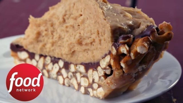 'Hannah Hart Digs Into Peanut Butter Pretzel Pie | Food Network'