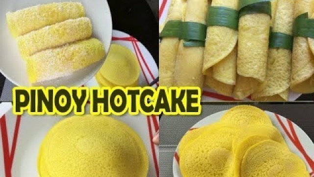 'PINOY HOTCAKE | FILIPINO STREET FOOD - PANCAKE RECIPE | FLUFFY PANCAKE | PHILIPPINE STREET FOODS'