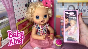 'Baby Alive vintage baby Alive food feeding and changing baby Alive video'