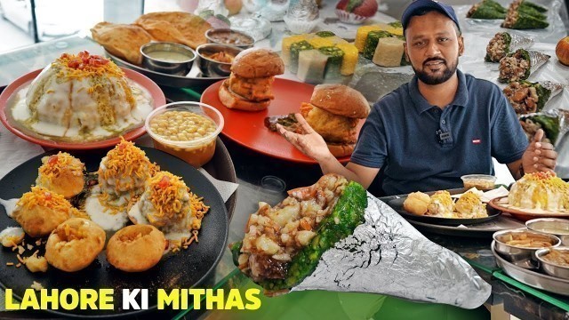 'Street Food with Hygiene | Gujrati Poori, Vada Pav, Pista Paan | Lahore ki Mithas |  Premium Sweets'