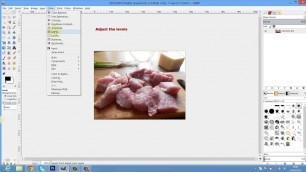 'Food Photography Lighting Effects In GIMP'