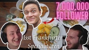 'Reaction | Famous FOOD REVIEWER besucht FRANKFURT | Was wird er hier essen ?! |'