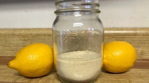 'Dehydrating Lemons to make Lemon Powder'