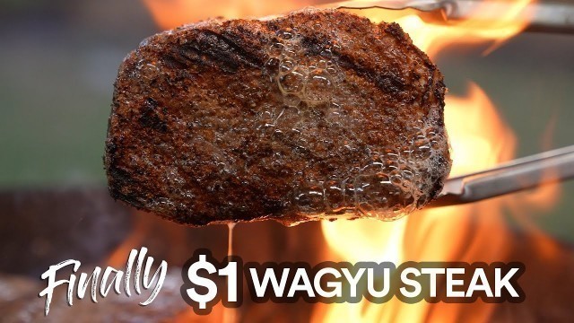 'Finally, The $1 Dollar WAGYU Steak has arrived!'