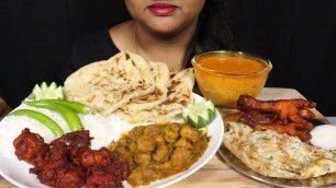 'Eating Most Popular Indian Foods | ASMR Eating Sounds(no talking) | Food Eating Video | Mukbang Show'