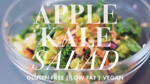 'APPLE KALE SALAD | GLUTEN-FREE | LOW CARBS | LOW FAT | MEAL IDEAS'