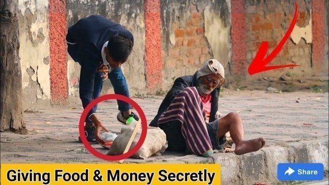 'Giving Food & Money Secretly || Diwali Special Video'