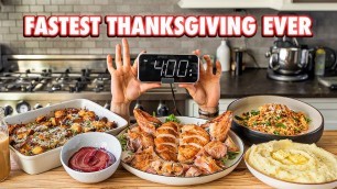 'Making Thanksgiving Dinner In 4 Hours (Last Minute Guide)'