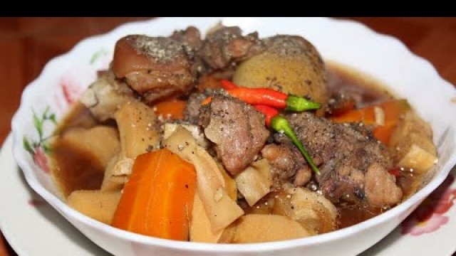 'ខទំពាំងជើងជ្រូក | Khmer Food | Khmer Cooking | Asian food'