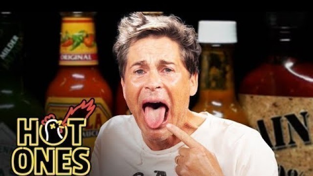 'Rob Lowe Ruins Thanksgiving By Eating Spicy Wings | Hot Ones'