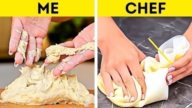 'Me VS Chef || Simple Tips to Upgrade Your Cooking Skills!'