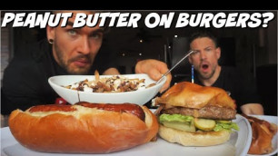 'Elvis Presley Burger Challenge! Peanut Butter Burgers, Sausages & Milkshakes | Man Vs Food'