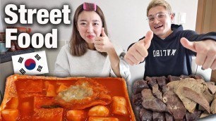 'DELIVERY KOREAN STREET FOOD | Mukbang Vlog'