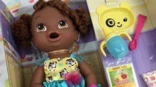 'Baby Alive My Baby All Gone Doll Unboxing and Feeding Green Veggies with Explosive Diaper!'