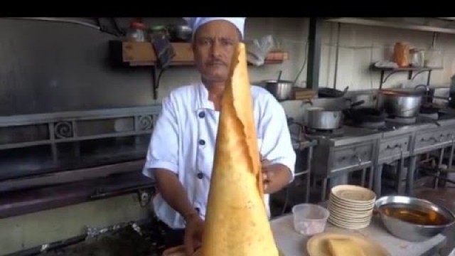 'Indian Street Food, Masala dosa, Paper Masala Dosa, South Indian Food, Dosa, Street food in Vietnam'