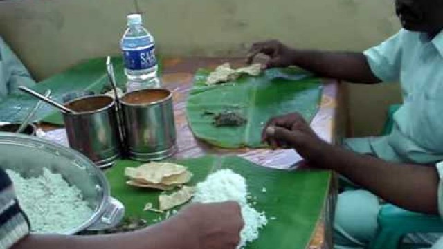 '\'mini\' Meals - Local Indian Food at  a Roadside Restaurant at Yelagiri, Tamil Nadu , India'