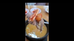 '고소하고 쫄깃한 순대국 Sundae Stew(Blood sausage Stew), Korean Soul Food, Korean Street Food #shorts'