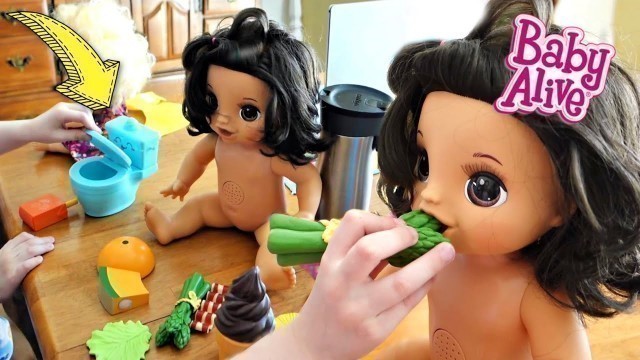 'Baby Alive Eating Ice Cream and Other Food on the Potty | Mommy Etc'