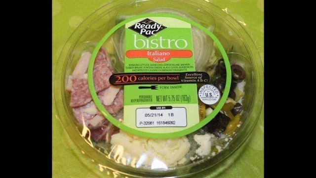 'Ready Pac Bistro: Italiano Salad Food Review'