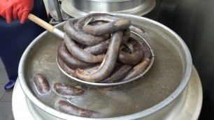 '매일 직접 만드는 수제 순대, 3500원 / handmade korean sausage - korean street food'