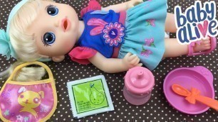 'Baby Alive SO MANY STYLES BABY Doll Feeding With Pears Doll Food'