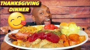 'HAPPY THANKSGIVING FROM THE LLIPS FAMILY ... THANKSGIVING SOULFOOD MUKBANG 먹방 ... EATING SHOW 먹방 ...'